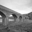 Loch Nan Uamh Viaduct, oblique view of viaduct from south east, 5/5/1999.