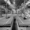 Edinburgh, Shrubhill Tramsways Depot, interior view of Body Shop from NE