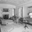 Torrisdale Castle, interior.
View of drawing room.
