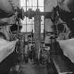 Larkhall, Avonbank Bleach and Dye Works, Interior
View showing beelting machines