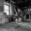 Larkhall, Avonbank Bleach and Dye Works, Interior
View showing ground floor of engineers shop with drill