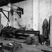 Huntingtowerfield, Bleach and Dye Works, Interior
View of mechanics shop showing Dean, Smith and Grace centre lathe, 22 centimetres centre height, flat bed, overall length of bed 200 centimetres.