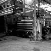 Huntingtowerfield, Bleach and Dye Works, Interior
View looking SE showing 3 roll blow blueing mangle 100'' face