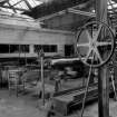Huntingtowerfield, Bleach and Dye Works, Interior
View looking NW showing intake end of M and P clip stenter, 90' x 100'' goods