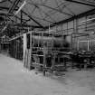 Huntingtowerfield, Bleach and Dye Works, Interior
View looking SW showing Dalglish clip stenter