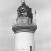 Ruvaal Lighthouse, Islay.
Detail of lantern.