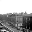 Glasgow, 89-131 George Street, Tenements and Shops
View from NW showing NNE front of numbers 89-131 with part of numbers 135-143 in foreground