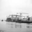Clydebank, Kilbowie, John Brown's Shipyard
View of ship under construction