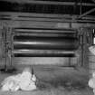 Larkhall, Avonbank Bleach and Dye Works; Interior
View of cloth rollers