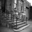 Edinburgh, 138 Constitution Street.
View of handrail on exterior stair.