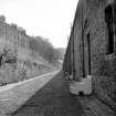 New Lanark, 1-26 Long Row, Terraced Houses
View looking SE showing lane to N of buildings