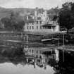 View of Colquhoun Arms Hotel, Arrochar, from across the water
