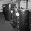 Interior.
View of oil tanks with guages