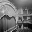 Interior view of the auditorium and stage from the Dress Circle, Empress West End Playhouse, Glasgow.
Since demolished.