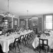 Interior-general view of dining room in the George Hotel, Edinburgh
