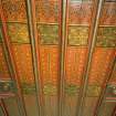 Interior.
Detail of panelled and stencilled drawing room ceiling.
Digital image of E 2269 CN.