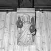 Interior.
Detail of carved angel in dining room.
Digital image of E 2287.