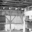 Interior
View showing roof construction, gantry, strainer truss and stanchion with sliding doors in background
