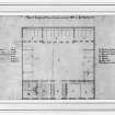 Inveraray, Inn, plan of ground floor and stables. Titled: 'Plan of the ground story of a new intended INN at Inveraray. 1750'. Digital image of AGD/501/8/P.