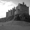 Mull, Duart Castle. View from North.