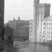 View from ENE showing part of ESE front of Scotstoun Mills with part of Regent Mills on left and part of Bishop Mills in background