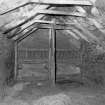 Small byre, view of stalls and floor.
Digital image of D 3338