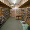 View of boot room at Celtic Park stadium, Glasgow.
Digital image of B 55435