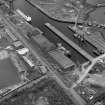 Greenock, James Watt Dock, oblique aerial view, taken from the SSE.