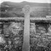 Mull, Inchkenneth, chapel.
View of cross
