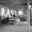 Interior
View showing men working in pattern shop