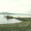 View from NE showing ESE front of pier with ferry