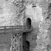 North Berwick, Tantallon Castle.
Detail of bridge to entrance in tower.
Digital image of EL 1189