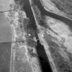 Scanned image of photograph showing oblique aerial view of Kyltra Lock
