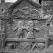 Blackford Churchyard.
Detail of gravestone, W.G.M.H, 1751.
Digital image of PT 14739/1