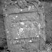 Blackford Churchyard.
Detail of gravestone.
Digital image of PT 14739/2