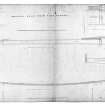 Edinburgh, Regent Road, Royal High School.
Plan and details of enclosing walls.
Signed: 'Thomas Hamilton, 41 York Place'