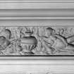 Interior.
View of plaster frieze in room E of entrance hall.