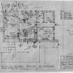 Plan of kitchen premises as existing.
Scanned image of E 48131.