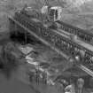 View of reconstruction of bag dam, Mucomir Cut.