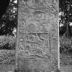 Hilton of Cadboll Pictish cross slab. (Reverse) 
Reproduced in Allen and Anderson 1903, Early Christian Monuments of Scotland, Fig.59.
