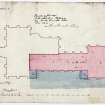 Extension.
Recto: Block plan.