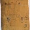 Scanned image of drawing showing plan of alterations.
Titled: 'Plan Of Alterations Queen Street Hall.'



