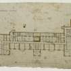 Formerly Dunblane Hydropathic Institution.
Ground floor plan.