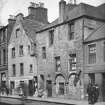 View of no.176 High Street, Linlithgow from W and the premises of the Real Italian Ice Cream Saloon.
