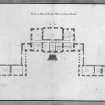 Bute, Rothesay, Mount Stuart.
Ground Floor Plan.
Insc: 'Plan of the Ground Floor of Mountstewart House'.