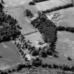 Oblique aerial view centred on Aboyne Castle and Policies, looking to the S.

