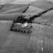 Oblique aerial view centred on Harthill Castle, looking to the SSE.