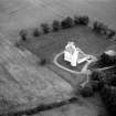 Oblique aerial view centred on Harthill Castle, looking to the NNE.