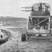 Tain Airfield bombing range - wartime photograph of how the tracked target range operated.