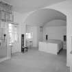 Hill House, Helensburgh. Interior. 
View of principal bedroom from NE.